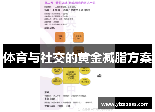 体育与社交的黄金减脂方案